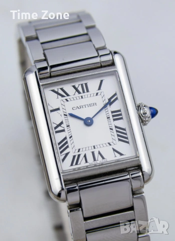 Cartier Tank Louis Cartier 30mm x 22mm Steel Swiss Quartz Movement Дамски, снимка 5 - Дамски - 54045487