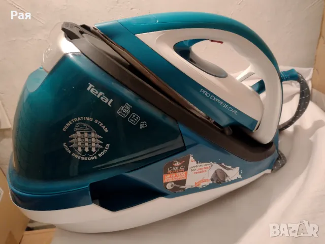 Ютия с парогенератор, Tefal Pro Expert Care GV9070E0 синя, снимка 8 - Ютии - 48941794