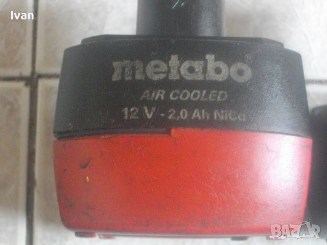 METABO-2.0A-NiCd-2.2A-Li-ion-Батерия-Метабо-12 Волта-2,0-2,2А-Li-Power-Air COOLED-NiCd-ДОБРА, снимка 7 - Други инструменти - 36731641