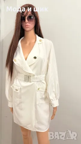 Бяла къса рокля, снимка 1