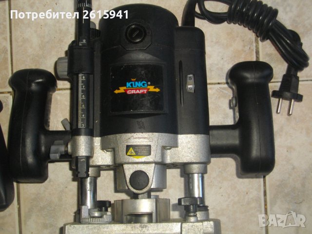 Оберфреза-Нови/Ползвани-1200-1100-650 Вата-Герм/Хол/Англия-Top Craft/King Craft/Echi R1/Black Decker, снимка 15 - Други инструменти - 40193779