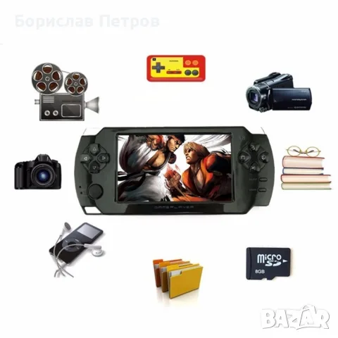 Конзола за игри с 8 GB памет, 4,3 инча дисплей PSP21, снимка 5 - Други игри и конзоли - 55783878