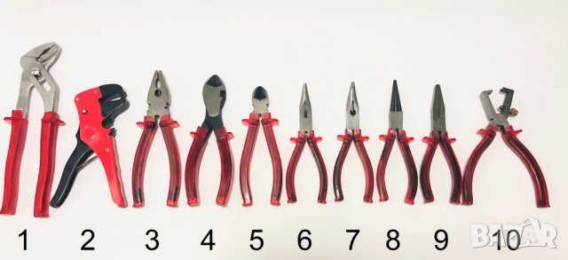 10 модела клещи Mannesmann, Германия, снимка 2 - Клещи - 31378064