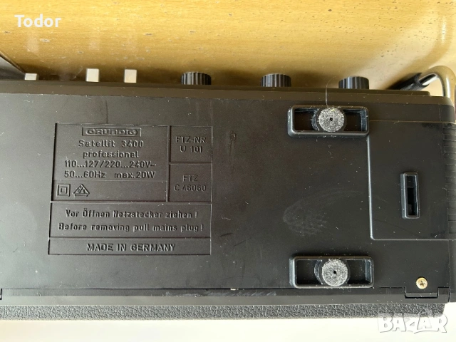 Grundig Satellit 3400 Professional, снимка 8 - Радиокасетофони, транзистори - 54234398