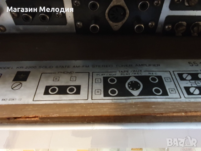 Ресийвър Kenwood KR-2200 В отлично техническо и визуално състояние. Радиото е с понижена чувствителн, снимка 12 - Ресийвъри, усилватели, смесителни пултове - 50791330