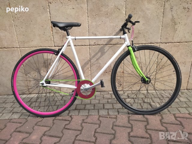 Продавам колела внос от Германия велосипед SINGLE SPEED 28 цола гуми CONTINENTAL 