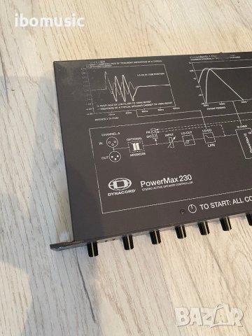  Кросоувър Dynacord Powermax 230 Active Speaker Controller Crossover кросоувър , снимка 2 - Ресийвъри, усилватели, смесителни пултове - 44334874