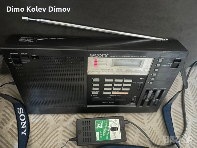 SONY ICF 2001 Радио със Оригинално зарядно, снимка 9 - Радиокасетофони, транзистори - 53934469