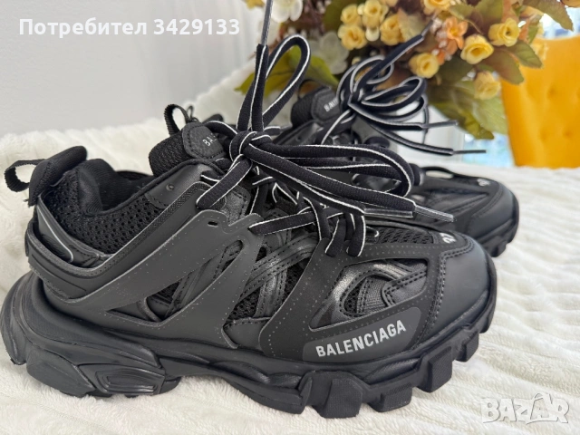 Черни Balenciaga, снимка 3 - Маратонки - 54338805