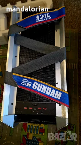 нова лимитираната компютърна кутия ASUS ROG Strix Helios Gundam Edition (GX601) , снимка 3 - Захранвания и кутии - 56215380