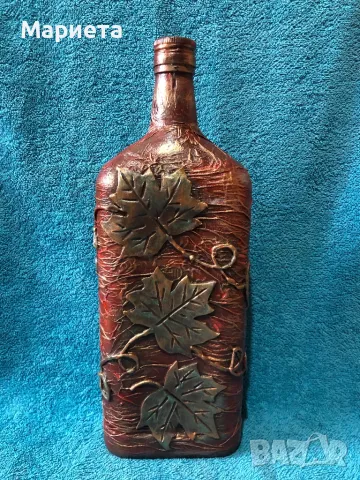 Декорирана бутилка за Подарък за Рожден ден, снимка 2 - Декорация за дома - 49933030