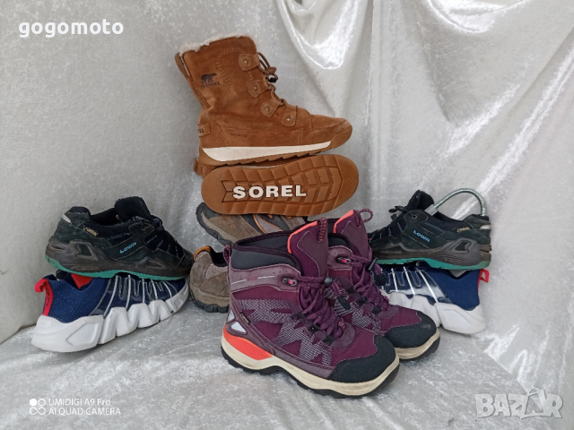 детски водоустойчиви туристически унисекс маратонки GORE-TEX®, original ecco® RECEPTOR, N- 31 - 32, снимка 15 - Детски маратонки - 44572487