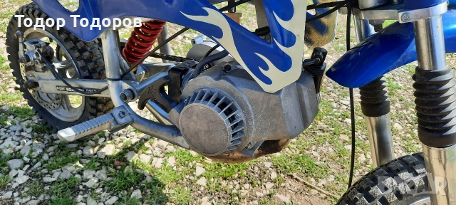 Мини мото КРОСОВ pocket детски мотор Dirt bike 49cc, снимка 8 - Мотоциклети и мототехника - 54040070