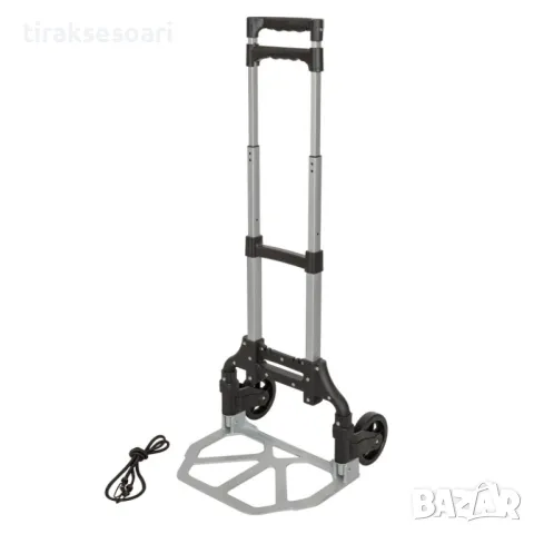 80 KG Сгъваема Ръчна Транспортна Количка RockForce Транспотна Количка
