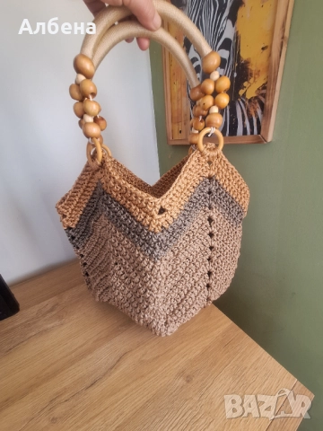 Ръчно плетени дамски чанти, снимка 5 - Чанти - 52822300