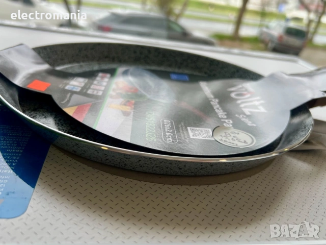 тиган за палачинки ,Voltz’ OV51322J26 индукция, мраморно покритие, снимка 6 - Съдове за готвене - 47599278