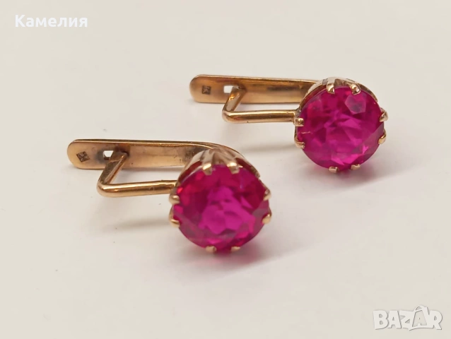 Руско злато , снимка 2 - Обеци - 54238774