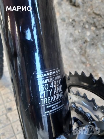 Boardman X7 sport 28 цола 3х9 скорости Sram x5 хидравлика Tektro, снимка 4 - Велосипеди - 42524429