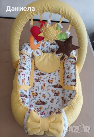 Бебешко гнездо с арка за играчки, снимка 14 - Бебешки легла и матраци - 33214642