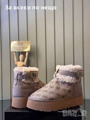 Guess Дамски Зимни Меки И Топли Боти Гес - Налични Различни Цветове Код E1173, снимка 17 - Дамски боти - 53226861