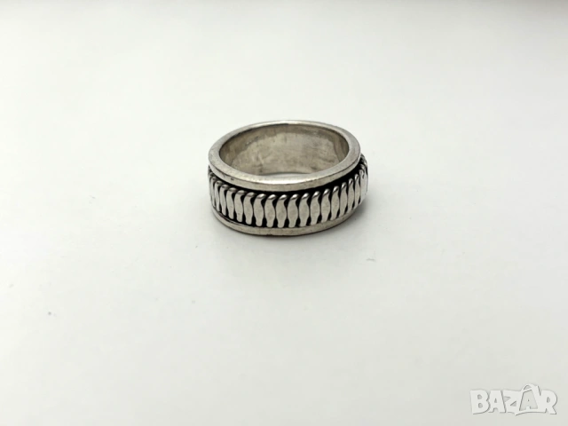 Масивна Сребърна Халка (проба 925)- 10,41 грама, снимка 7 - Пръстени - 53946494