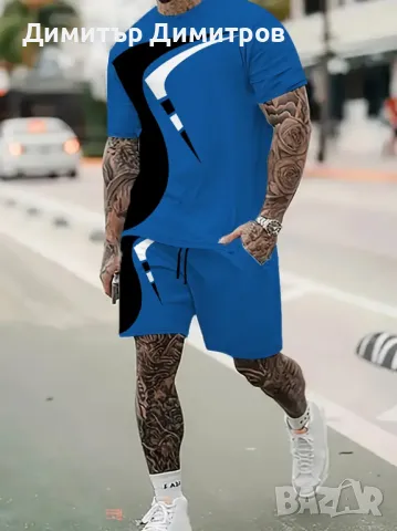 Летни комплекти-тениска и бермуди Размер  XL  52 -25лв, снимка 4 - Спортни дрехи, екипи - 50157101