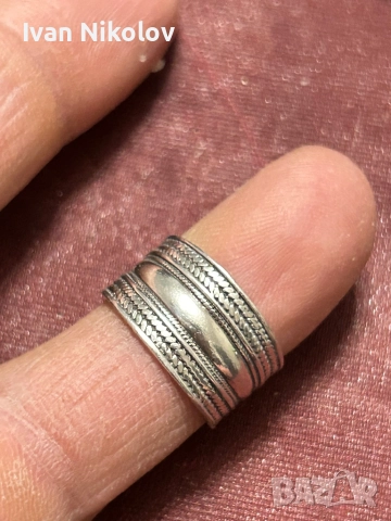 Дамска сребърна халка