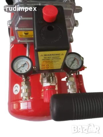 Kомпресор за въздух Greenyard Professional - GY-AC50 - два манометъра - резервоар 50 литра, 8 бара, снимка 5 - Други машини и части - 47519362