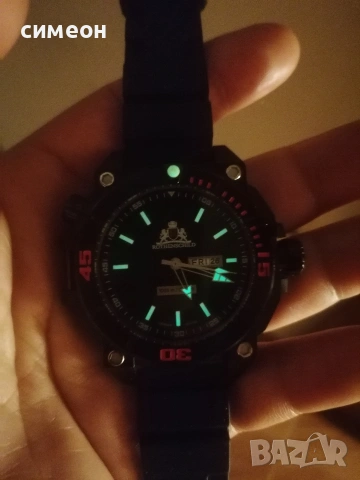 Немски часовник diver, снимка 6 - Мъжки - 53979721