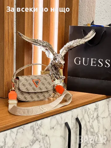 Дамска чанта с дълга дръжка за през рамо Guess - Налични различни цветове Код D1356, снимка 6 - Чанти - 47975219