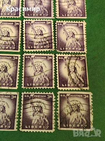 Винтидж ПОЩЕНСКИ марки САЩ , снимка 8 - Филателия - 53084504