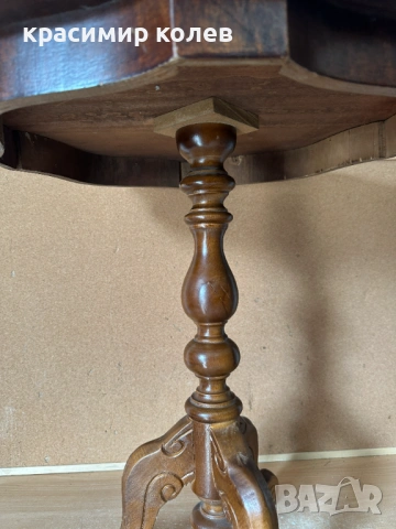 немска помощна масичка, снимка 4 - Антикварни и старинни предмети - 54328716