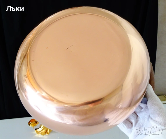 Медна тенджера 5 л.,чиста червена мед. , снимка 6 - Антикварни и старинни предмети - 53342543