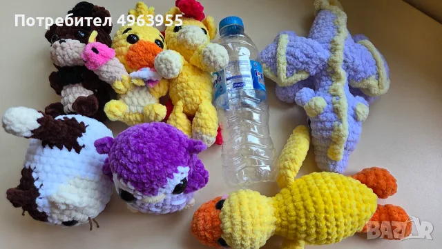 Ръчно Плетени Плюшени Играчки от Дете/Юноша.