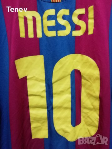 Barcelona Lionel Messi Nike 2010/2011 оригинална тениска фланелка Барселона Меси размер L, снимка 3 - Тениски - 42915842