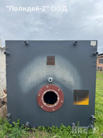 Стоманен водогреен котел Hoval + Комбинирана немска горелка Giersch, снимка 2 - Други машини и части - 54036537