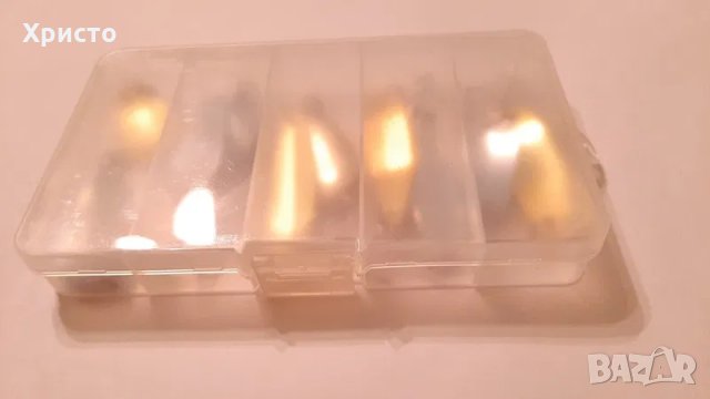 Кутия с 10 бр. блесни за риболов,блесна,клатушка, клатушки, щука,костур , снимка 2 - Стръв и захранки - 29623183