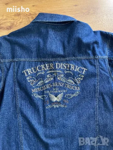 Mercedes дънково яке, снимка 4 - Якета - 50379638