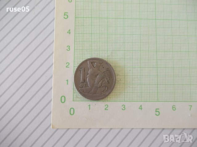 Монета "1 крона - Чехословакия - 1924 г."