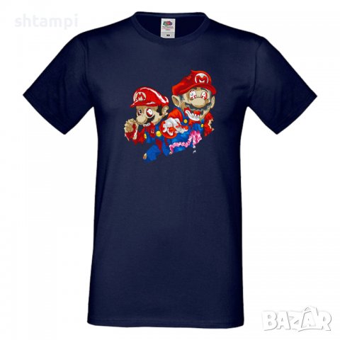 Мъжка тениска Mario Zombie 2 Игра,Изненада,Подарък,Празник,Повод, снимка 12 - Тениски - 37237436