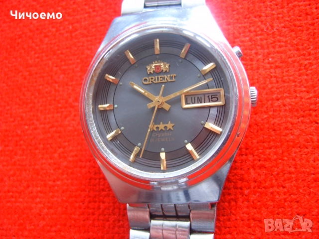 ORIENT Crystal 21 Jewels  3 Stars Мъжки ръчен часовник автоматик, снимка 2 - Антикварни и старинни предмети - 52798588