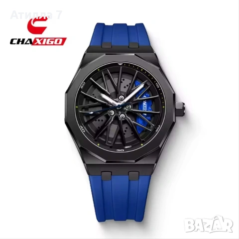Мъжки часовник CHAXIGO - стилен дизайн,роторна джанта, подаръчна кутия, снимка 2 - Мъжки - 54166547