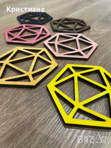 Дървени подложки за чаши, снимка 8 - Други - 37830966