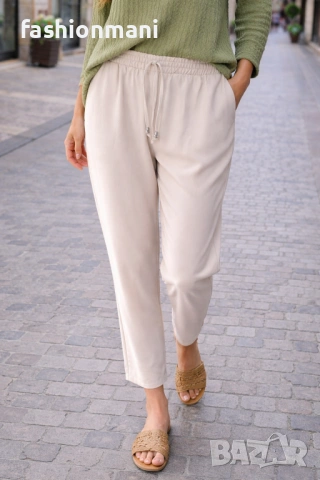 Дамски  панталони с джобове 5 цвята - код 1150, снимка 2 - Панталони - 49581482