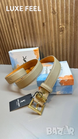 YVES SAINT LAURENT 💎 Естествена Кожа 💎, снимка 10 - Колани - 54111957