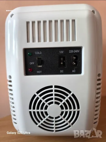 Мини хладилник YASHE Mini Fridge 4 литра 220V-12V DC Бял, снимка 5 - Хладилници - 56285571
