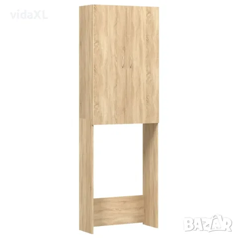 vidaXL Шкаф за пералня, дъб сонома, 64x25,5x190 см（SKU: 808416）