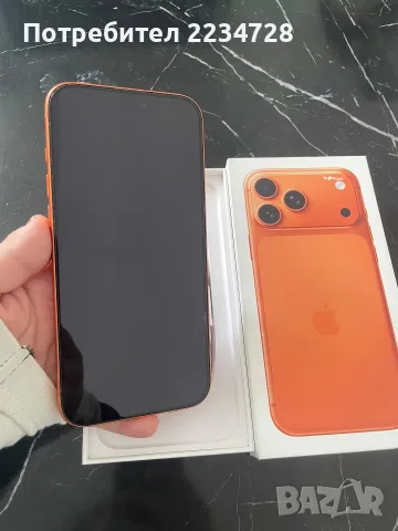 iphone 17 pro max 256 gb orange, снимка 2 - Apple iPhone - 56423733
