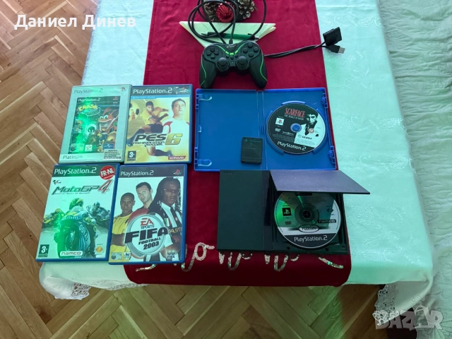 Playstation 2 конзола + игри