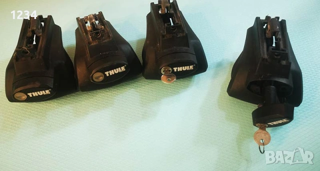 ЗА ЧАСТИ Захвати THULE 757 за автомобилни багажници (рейки), снимка 4 - Аксесоари и консумативи - 53330883